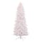 9ft. Pre-Lit White Slim Fraser Fir Artificial Christmas Tree, Clear Lights